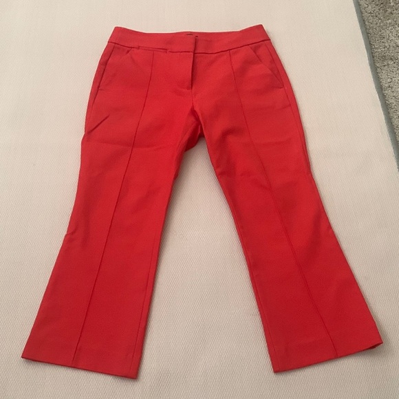 Ann Taylor Loft red ankle pants, size 6 petite - Picture 1 of 3